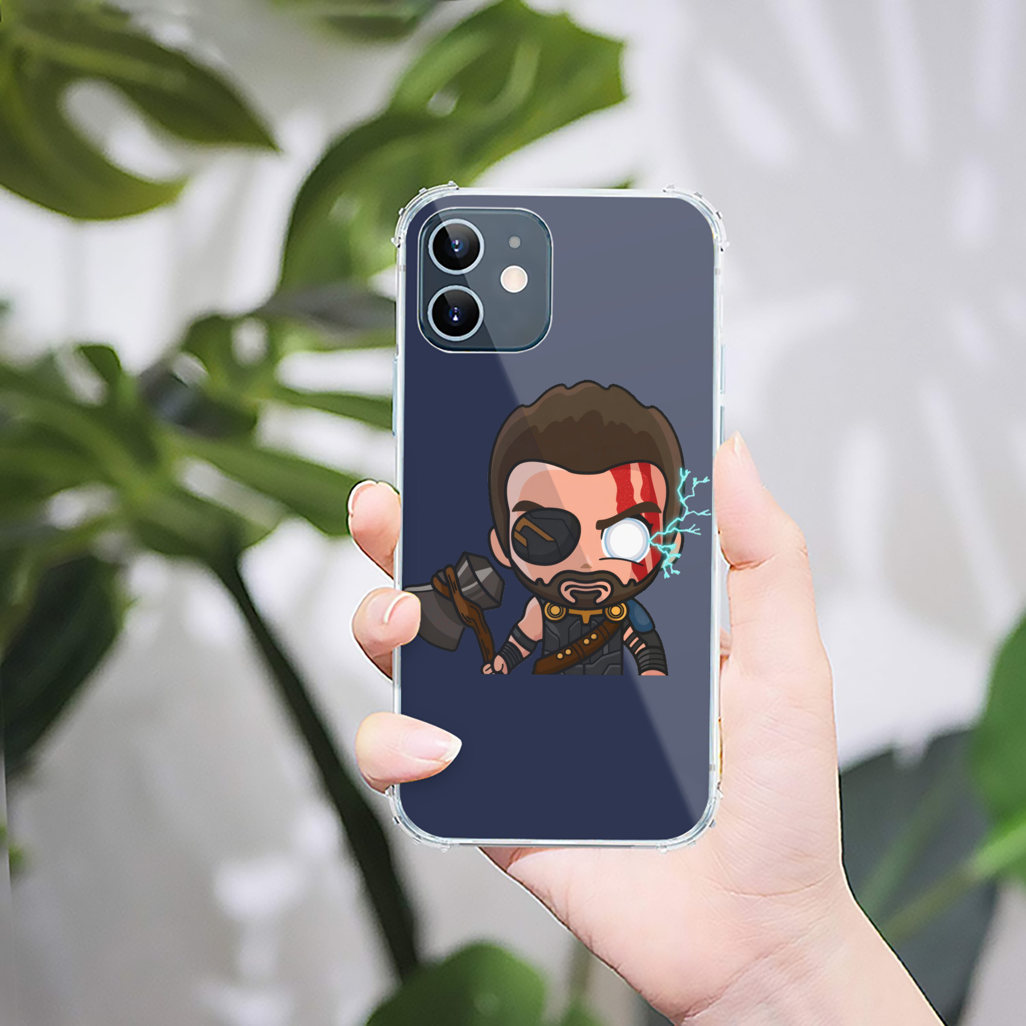 （画像用） アベンジャーズ The Avengers 【iPhone 12シリーズ対応】透明スマホケース（クリアソフトケース）